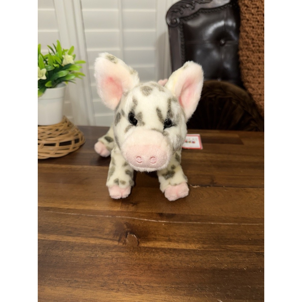 PAULINE the Plush SPOTTED PIG Stuffed Animal - by Douglas‎ Cuddle Toys #1826 NWT